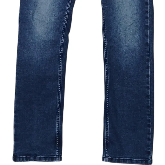 TPJ The Perfect Jean Men 32x32 Slim Fit Dark Blue Wash Stretch Denim Work Casual - Picture 3 of 9